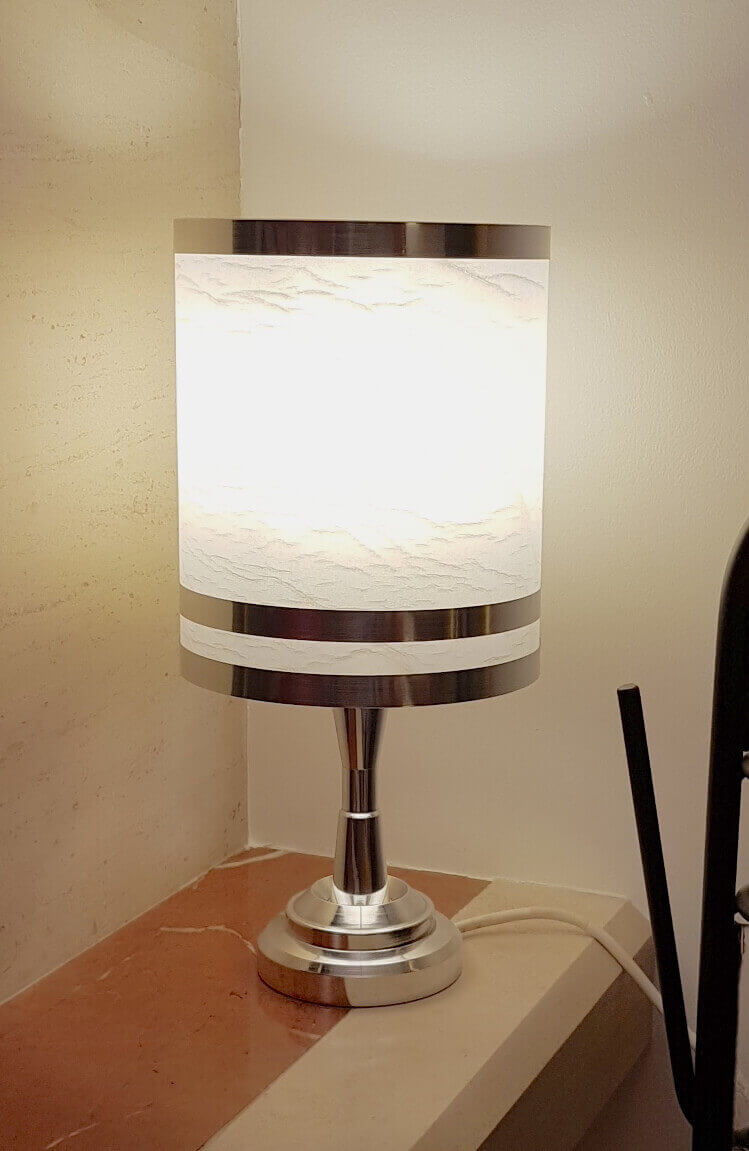 Lampe cylindre seventies